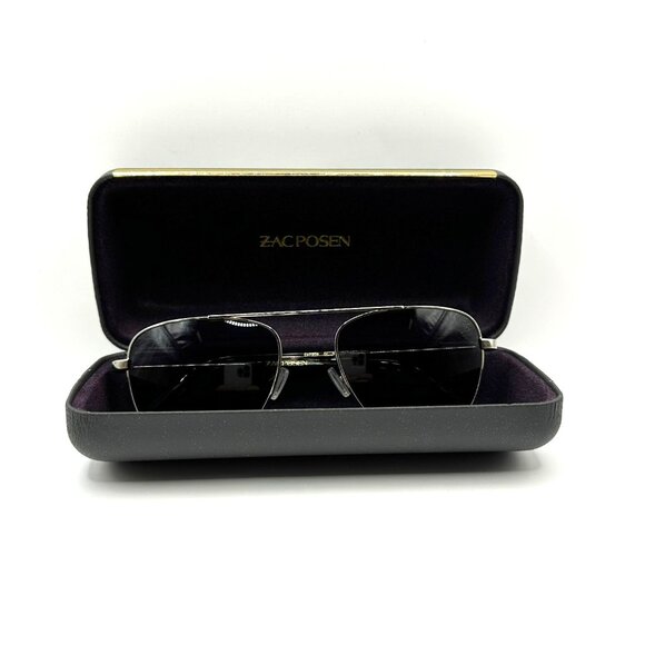 🕶️ Zac Posen Silver Aviator Sunglasses – New - Picture 8 of 9